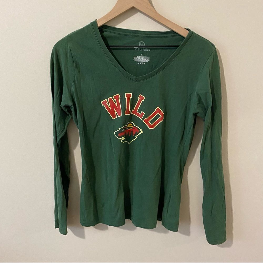 NHL Fanatics Womens Minnesota Wild Long Sleeve